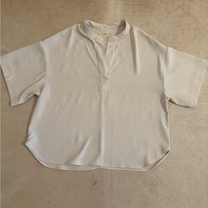 Men's White Short Sleeve Shirt